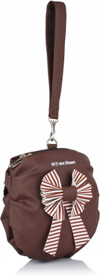 

HOME HEART Pouch Potli(Brown)