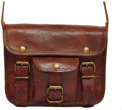 

SR MART Messenger Bag(Brown)