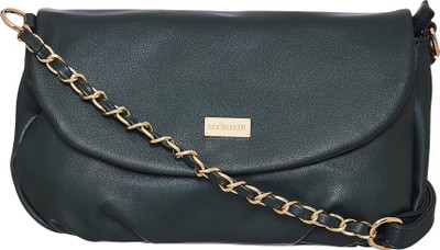 Satya Paul Hand-held Bag(Green)