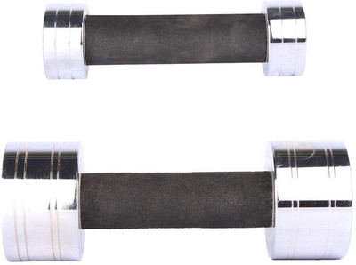 

Royal 1 Kg 1 Pc Chrome Dumbell with 4 Kg 1 Pc Chrome Dumbell Fixed Weight Dumbbell(5 Kg), Colored