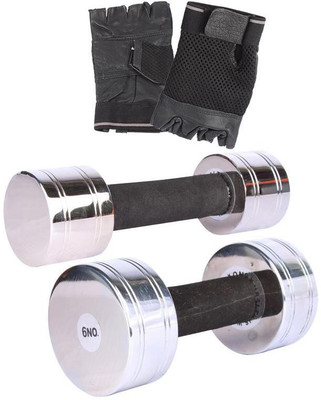 

Royal 2.5 Kg 1 Pc Chrome Dumbell with 6 Kg 1 Pc Chrome Dumbell Hand Gloves Gym & Fitness Kit