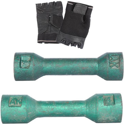 

Royal 1 Kg 1 Pc Casting Dumbell with 4 Kg 1 Pc Casting Dumbell Hand Gloves Gym & Fitness Kit