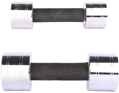 

Royal 2.5 Kg 1 Pc Chrome Dumbell with 5 Kg 1 Pc Chrome Dumbell Fixed Weight Dumbbell(7.5 Kg), Colored
