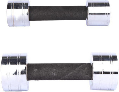 

Royal 2 Kg 1 Pc Chrome Dumbell with 3 Kg 1 Pc Chrome Dumbell Fixed Weight Dumbbell(5 Kg), Colored
