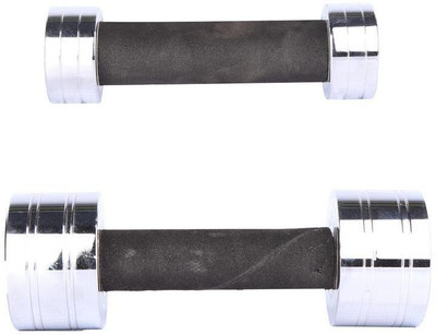 

Royal 1 Kg 1 Pc Chrome Dumbell with 3 Kg 1 Pc Chrome Dumbell Fixed Weight Dumbbell(4 Kg), Colored