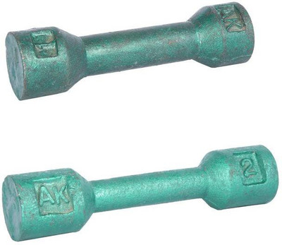 

Royal 1 Kg 1 Pc Casting Dumbell with 2 Kg 1 Pc Casting Dumbell Fixed Weight Dumbbell(3 Kg), Colored