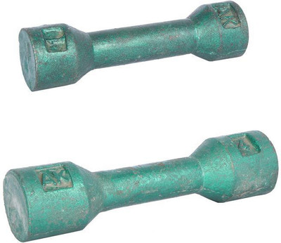 

Royal 1 Kg 1 Pc Casting Dumbell with 4 Kg 1 Pc Casting Dumbell Fixed Weight Dumbbell(5 Kg), Colored