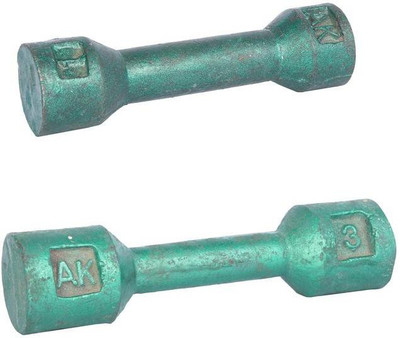 

Royal 1 Kg 1 Pc Casting Dumbell with 3 Kg 1 Pc Casting Dumbell Fixed Weight Dumbbell(4 Kg), Colored