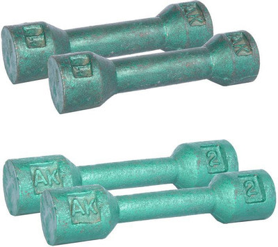 

Royal 1 Kg 2 Pc Casting Dumbell with 2 Kg 2 Pc Casting Dumbell Gym & Fitness Kit