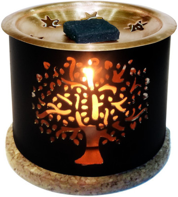 

Aromafume Tree Of Life Exotic Incense Diffuser (Burner) Copper Incense Holder(Multicolor)