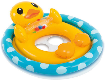 

SWASH See me sit Duck Floater with Leg Holes - for 3-4 year kids Inflatable Pool Accessory(Yellow)