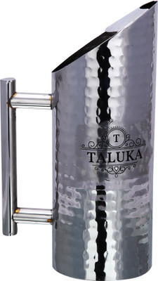 

Taluka (10.7" x 4" Inches approx) Stainless Steel Jug Hammered pitcher with Pipe Handle Hotel Bar ware Restaurant Use CAPACITY :- 1500 ML WEIGHT 620 GRAMS Water Jug(1.5 L)