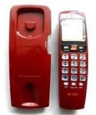 

Ae Zone Landline Caller ID Phone Telephone Corded Phone for Office and Home Purpose Bfone Orientel KX-T555CID Red Colour Cordless Landline Phone(Red)