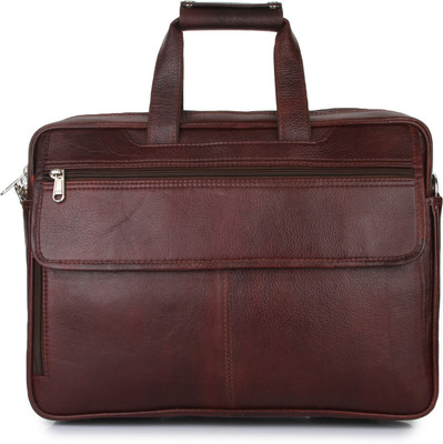 

Style Villaz 9 inch Laptop Messenger Bag(Brown)