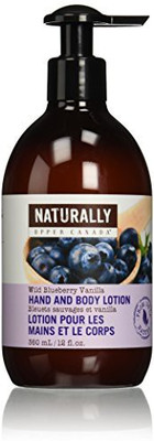 

Naturally By Upper Canada Hand And Body Lotion Wild Blueberry Vanilla(360 ml)
