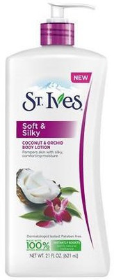 

Generic St. Ives Soft And Silky Body Lotion, Coconut And Orchid(621 ml)