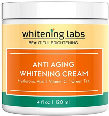 

Whitening Labs Cream. Anti Aging Skin Lightening Cream. Hyaluronic Acid Vitamin C Kojic Acid Green Tea. Best Day Night Brightening Cream.(120 ml)