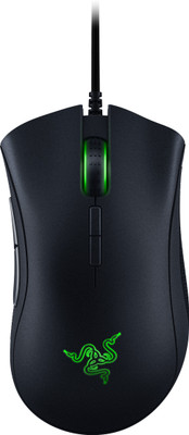 

Razer DeathAdder Elite - Ergonomic RZ01-02010100-R3A1 Wired Optical Gaming Mouse(USB, Black)