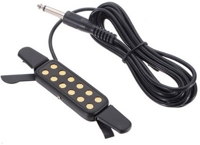 Generic Acoustic Guitar Pickup Microphone Wire Amplifier 12 Holes Black Kq3(Multicolor) available at flipkart for Rs.799