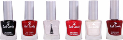 

JUST CANDY nail enamel Multicolor(Pack of 6)
