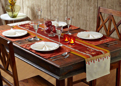

Stoa Paris Multicolor 30 cm Table Runner(Cotton)