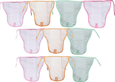 

My New Born PREMIUM QUALITY-SUPER SOFT AND SKIN FRIENDLY FABRIC-REUSABLE PADDED DIAPER NAPPIES, LANGOT FOR NEW BORN BABIES, Multicolor