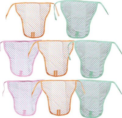 

My New Born PREMIUM QUALITY-SUPER SOFT AND SKIN FRIENDLY FABRIC-REUSABLE PADDED DIAPER NAPPIES, LANGOT FOR NEW BORN BABIES, Multicolor
