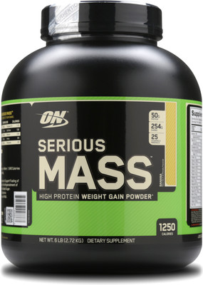 Optimum Nutrition Serious Mass Weight Gainers/Mass Gainers(2.72 kg, Banana) available at flipkart for Rs.2780