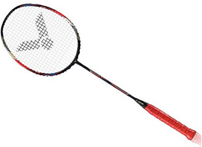 

Victor Hypernano X 900Badminton Racket - Unstrung ( Free Racket backpack and one tube of Nylon Shuttle) (4U) Black Strung Badminton Racquet(G5 - 3 Inches, 250 g)
