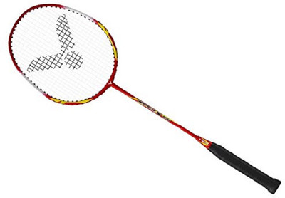 

Victor Meteor X 8266 Aluminium frame and Graphite Shaft Strung badminton Racket (MX-8266) Red Strung Badminton Racquet(G5 - 3 Inches, 250 g)
