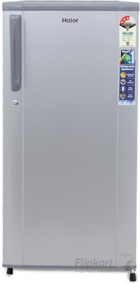 

Haier 181 L Direct Cool Single Door 3 Star Refrigerator(Moon Silver, HRD-1813BMS-R/E)