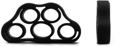 

QUINERGYS ® Jet Black - Airisland Finger Stretcher Hand Resistance Bands Hand Extensor Exerciser Finger Grip Strengthener Strength Trainer Gripper Hand Grip/Fitness Grip(Blue)