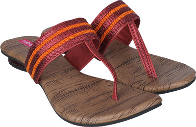 

Indirang Women Maroon Flats