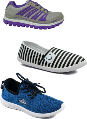 

Asian Women Casual & Running Shoes Combo Pack of 4 Walking Shoes For Women(Multicolor