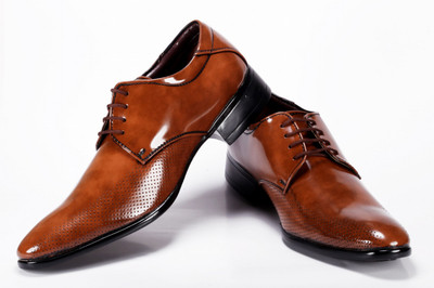 

NMD Patent Leather Formal Lace-up For MenÃÂ ÃÂ (Tan) Lace Up For Men(Tan