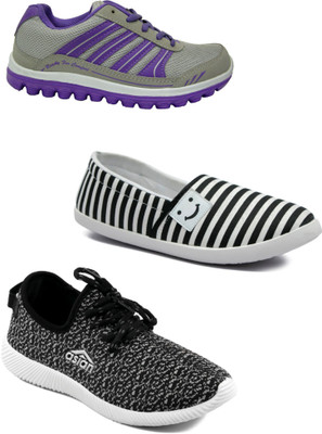 

Asian Women Casual & Running Shoes Combo Pack of 4 Walking Shoes For Women(Multicolor