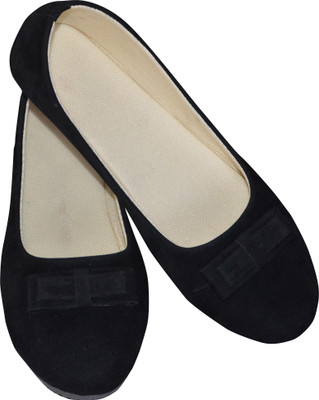 Skor Footwear A3 Black Bellies For Women(Black)