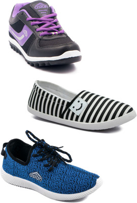 

Asian Women Casual & Running Shoes Combo Pack of 4 Walking Shoes For Women(Multicolor