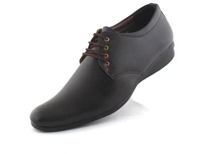 

MONCA Leather Formals Lace Up For Men(Brown