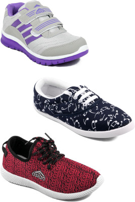 

Asian Women Casual & Running Shoes Combo Pack of 4 Walking Shoes For Women(Multicolor