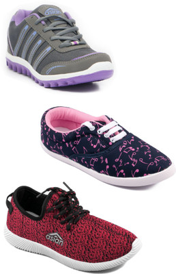

Asian Women Casual & Running Shoes Combo Pack of 4 Walking Shoes For Women(Multicolor