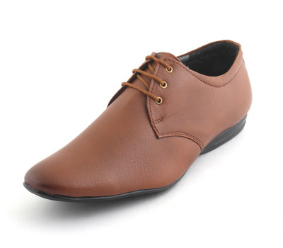 

GUIDO Leather Formals Lace Up For Men(Tan