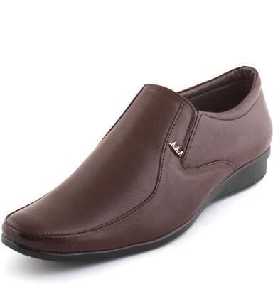 

GUIDO Leather Formals Slip On For Men(Brown