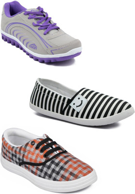 

Asian Women Casual & Running Shoes Combo Pack of 4 Walking Shoes For Women(Multicolor