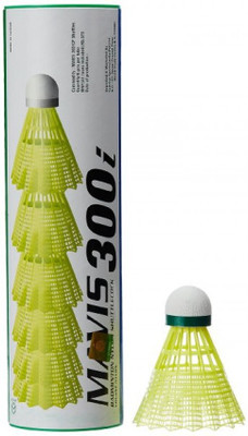 

Yonex MAVIS 300I Nylon Shuttle - Yellow(Medium, 77, Pack of 6)