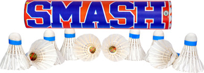 

STC Smash White Medium Feather Shuttle - White(Medium, 77, Pack of 10)