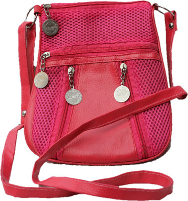 

tavin kart Women Casual Red PU Sling Bag