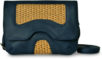 

Baggit Women Casual Blue PU Sling Bag
