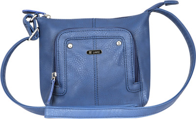

Lavie Girl's Casual Blue PU Sling Bag