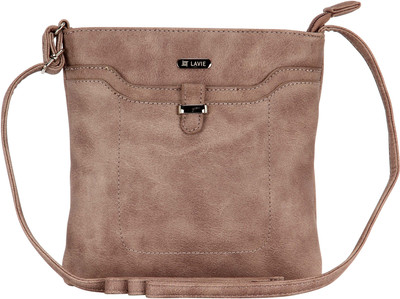 

Lavie Girl's Casual Brown PU Sling Bag